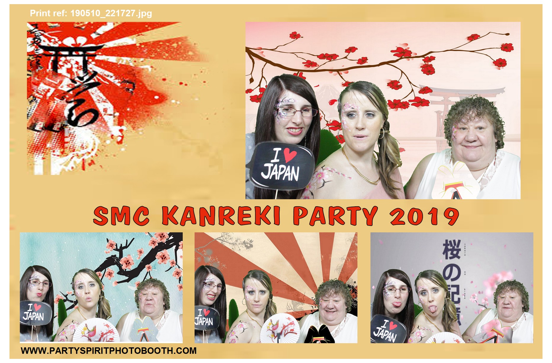 60th Japanese Theme Event | View more photos from the event at gallery.partyspiritphotobooth.com/u/PartySpiritPhotoBooth/60th-Japanese-Theme-Event